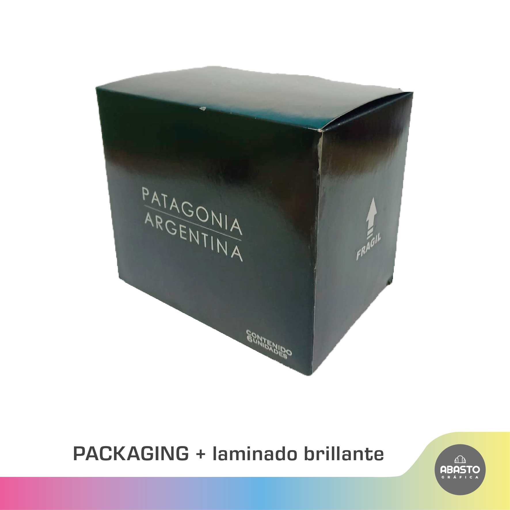 packaging + laminado brillante