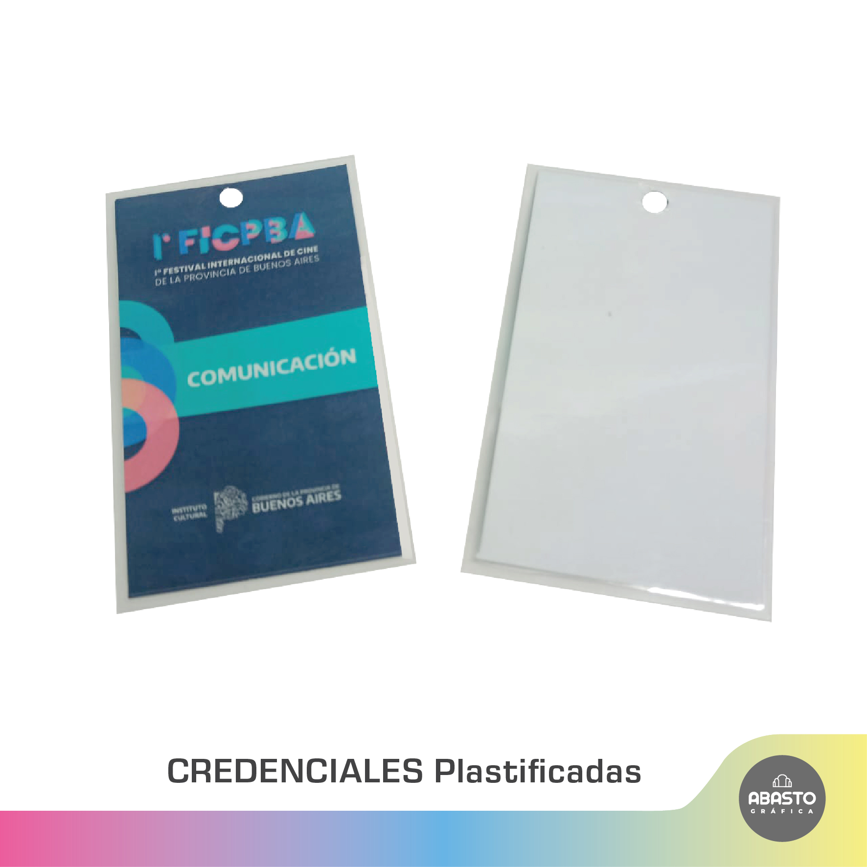 credenciales plastificadas