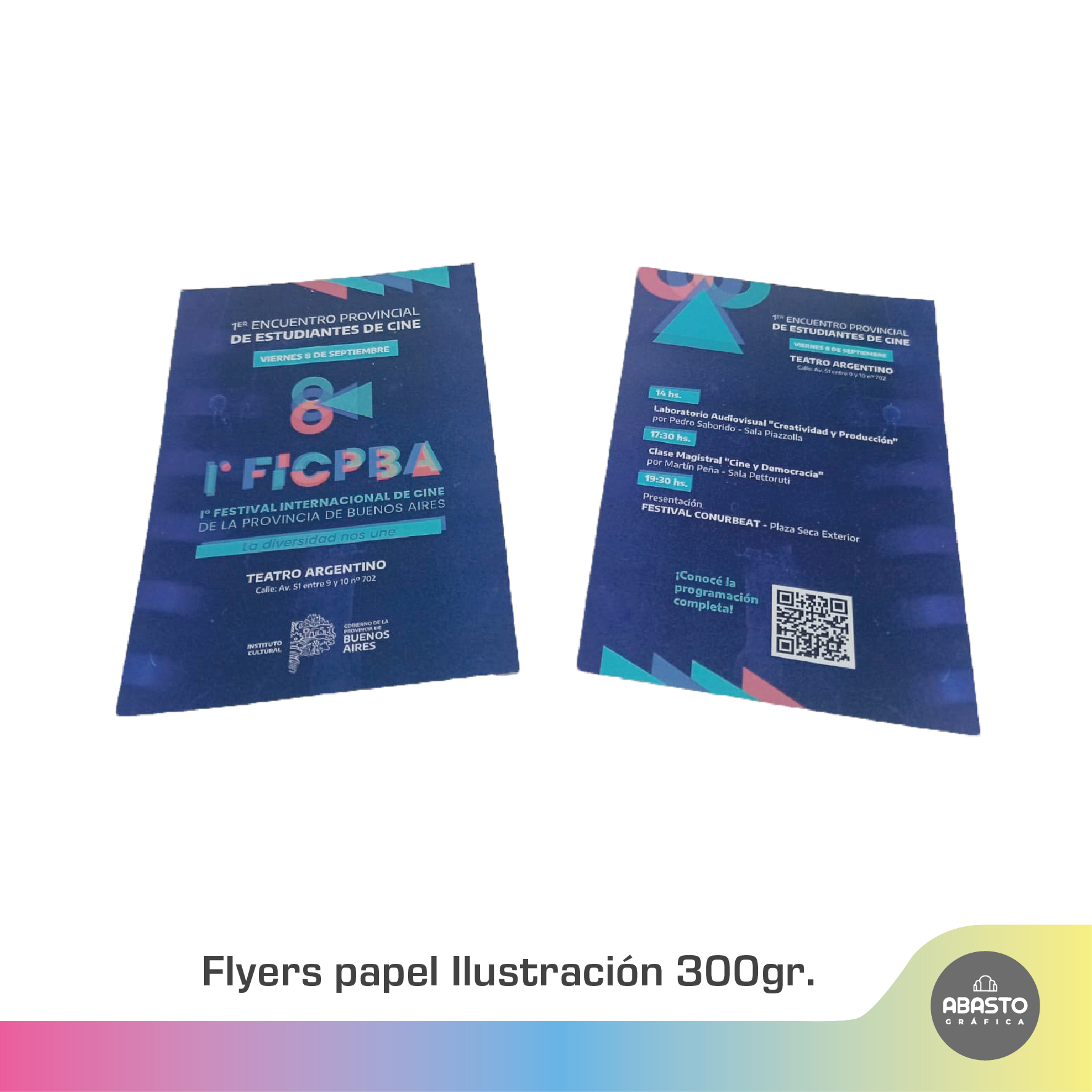 Flyers ilustracion 300gr