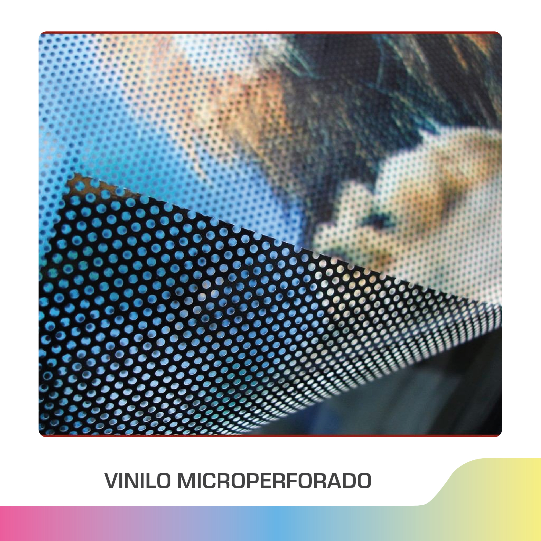 vinilo microperforado